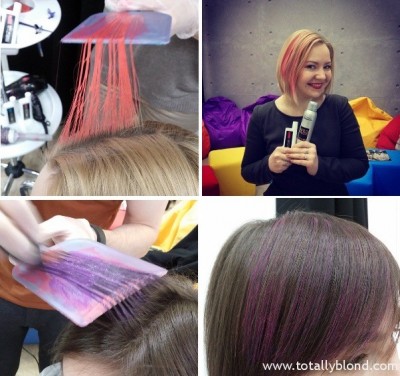 Моите впечатления от цветни моливи коса hairchalk Бюлетина на l'Oréal Professionnel