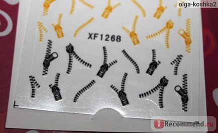Наклейки для нігтів aliexpress nail art water transfers stickers decals metallic gold