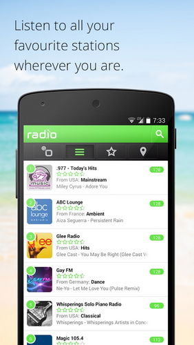 Tune in android-hullám kérelem rádióhallgatás