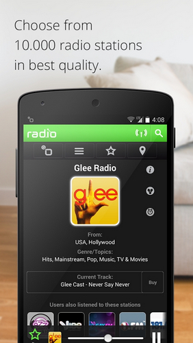 Tune in android-hullám kérelem rádióhallgatás