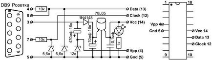 Ntv programator microcontroler pic (compatibil cu jdm)