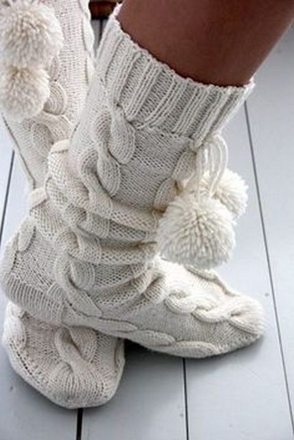 Осінь - пора в'язати теплі носочки - ярмарок майстрів - ручна робота, handmade