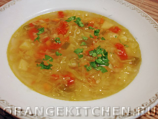 Овочевий суп з рисом - вегетаріанські рецепти ок