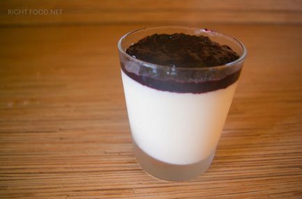 Panakota sau panna cotta, jeleu cremă, mâncarea potrivită