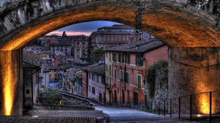 Perugia - City of Art, etruszk, diákok és turisták elégedett