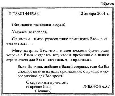 Лист-запит містить практично всі ті дані, що і лист-оферта