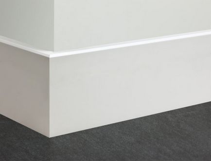 Plinth de la mdf podea larg, produse de înaltă alb, cum să se fixeze la perete, video și fotografie