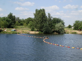 Plajele sunt pline - plajă și înot în Moscova