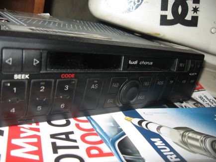 Conectăm aparatul de înregistrare radio la a6 c5