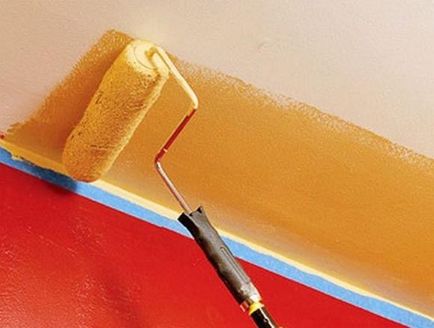 Pictura placi de tavan, fotografii și instrucțiuni despre cum să picteze o placi de spumă este o sarcină ușoară