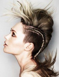 Зачіска могавков фото-ідеї
