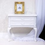 Приліжкові тумбочки білого кольору своїми руками (55 фото) столик в інтер'єрі спальні, як зробити