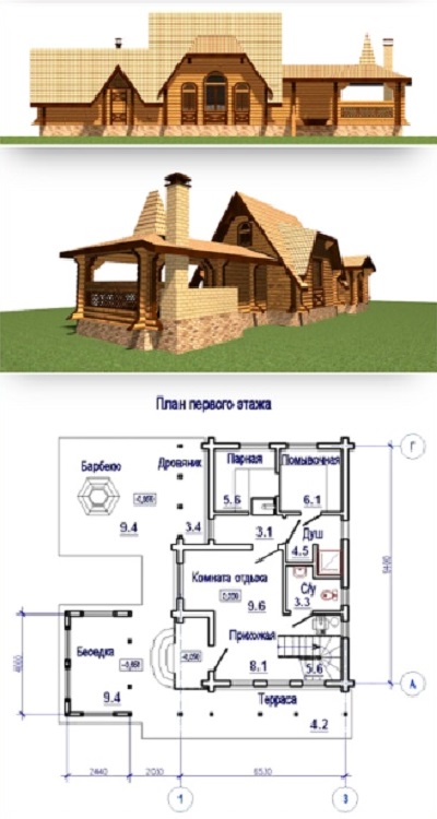 Proiecte de căzi de lemn cu grătar