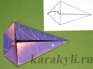 Balena simplă - origami pentru copii de la 5 ani, doodle
