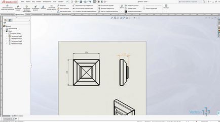 Lucrați cu tablă în lecția video solidworks - vertex studio