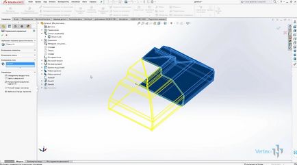 Lucrați cu tablă în lecția video solidworks - vertex studio