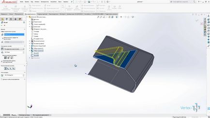 Lucrați cu tablă în lecția video solidworks - vertex studio