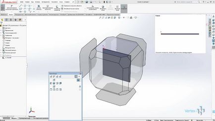 Lucrați cu tablă în lecția video solidworks - vertex studio