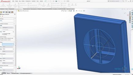 Lucrați cu tablă în lecția video solidworks - vertex studio