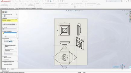 Lucrați cu tablă în lecția video solidworks - vertex studio