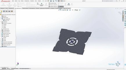 Lucrați cu tablă în lecția video solidworks - vertex studio