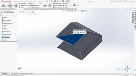 Lucrați cu tablă în lecția video solidworks - vertex studio