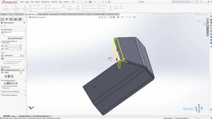 Lucrați cu tablă în lecția video solidworks - vertex studio