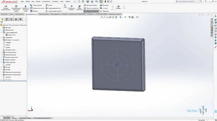 Lucrați cu tablă în lecția video solidworks - vertex studio