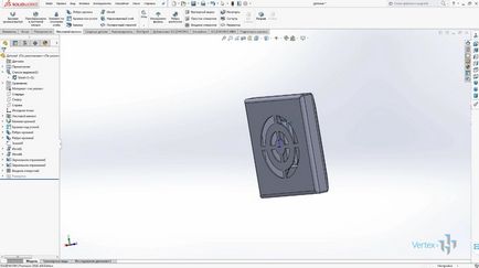 Lucrați cu tablă în lecția video solidworks - vertex studio