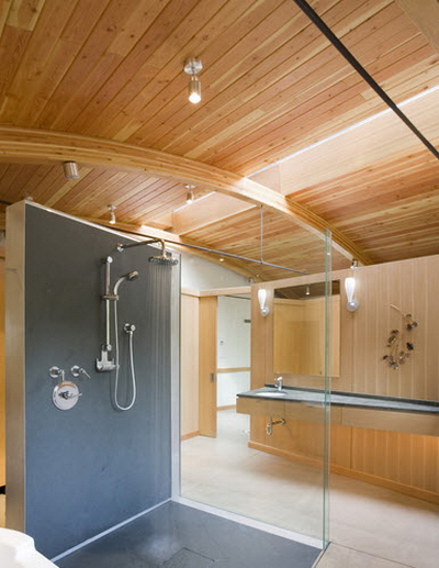Зъбни рейки таван в банята - на последователност на монтажа, идеите за вдъхновение на 33 снимка