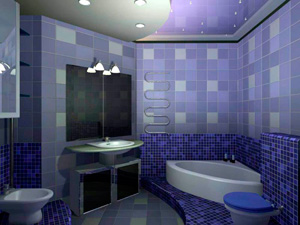Javítási fokozatok a fürdőszobában, különösen a választott anyagok