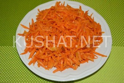 Салат «їжачок» з корейською морквою
