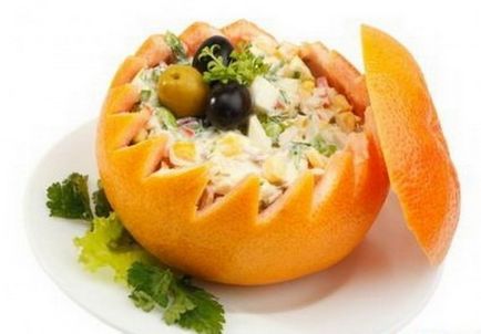 Saláta garnéla (Recept saláta garnélarák) Saláta garnélával