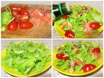 Salată cu rețete delicioase de cireșe, cu fotografii în mișcare