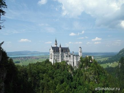 Independent castelul Noyschwanstein și castelul Hohenschwangau din Bavaria din Germania