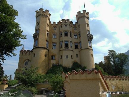 Independent castelul Noyschwanstein și castelul Hohenschwangau din Bavaria din Germania