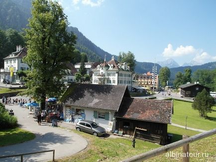 Independent castelul Noyschwanstein și castelul Hohenschwangau din Bavaria din Germania