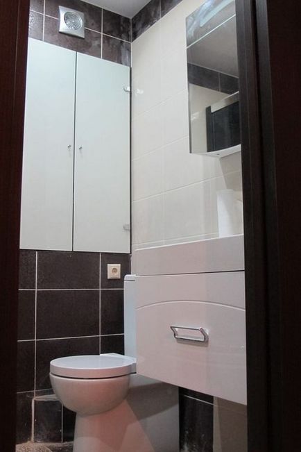 Dulapul sanitar în toaletă cu propriile mâini video face ușile