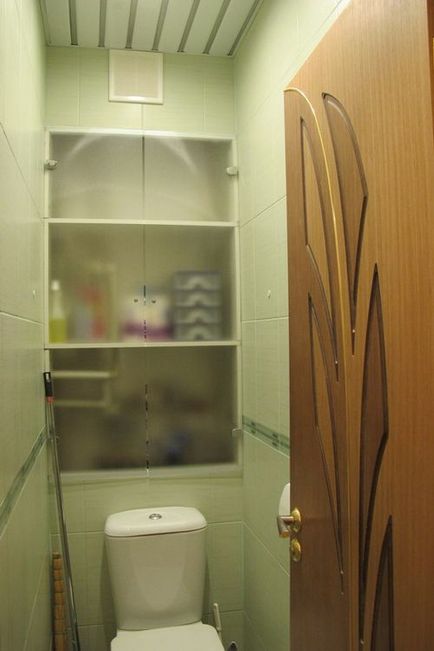 Сантехнічний шафа в туалет своїми руками відео зробити двері