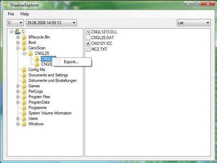 Shadowexplorer - утиліта для роботи з тіньовими копіями, windows для системних адміністраторів