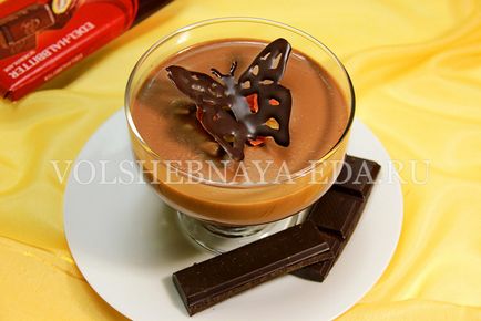 Шоколадна панакота рецепт з фото, чарівна