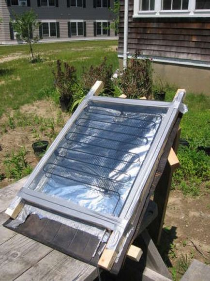 Încălzitor solar de apă cu construcția și instalarea propriilor mâini
