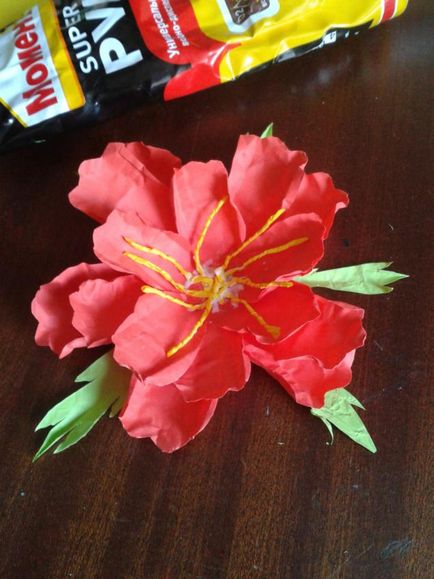 Створюємо з дітьми квіти з м'ятою паперу - ярмарок майстрів - ручна робота, handmade
