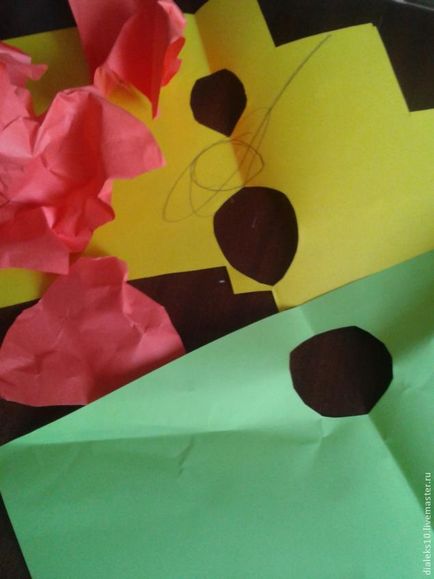 Створюємо з дітьми квіти з м'ятою паперу - ярмарок майстрів - ручна робота, handmade