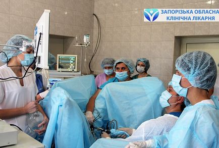Szakértők Zaporizhzhya Regional Hospital döntött komplex nőgyógyászati ​​problémák lakója