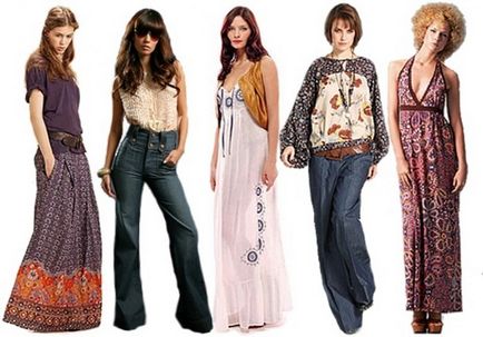Stilul de hippie în haine - filozofia libertății