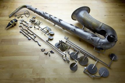 Structura saxofonului - mecanismul instrumentului și părțile sale
