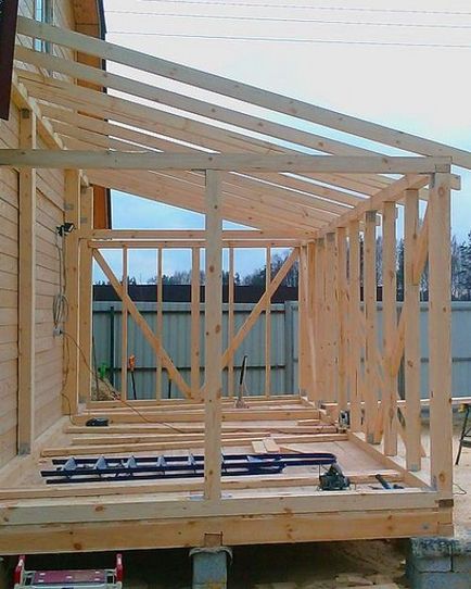 Constructii verande prin maini proprii, verande, instructiuni de constructie pe veranda