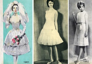 Menyasszonyi viselet retro stílusban - „retro stílus, a divat és a varrás”