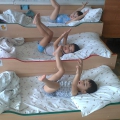 Сюжетна гімнастика після денного сну «кошенята» в середній групі